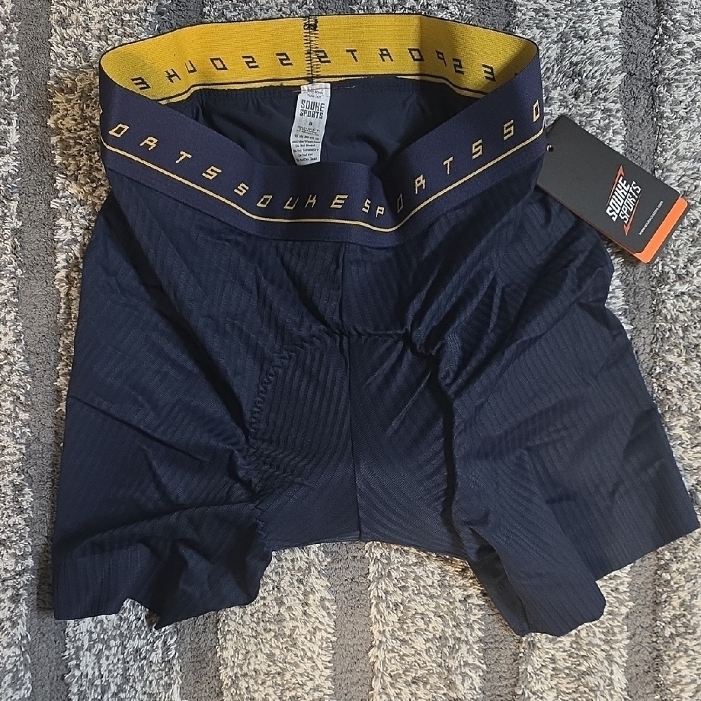 Men's Navy Cycling Athletic Shorts